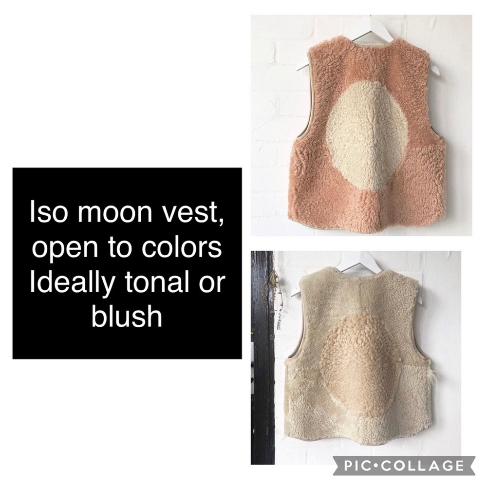 ISO MOON VEST IN BLUSH OR TONAL milena silvano